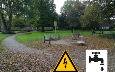 Antrag: „Zentrale Wasser-/Abwasser- und Stromversorgung im Drostengarten“ (20.05.2025)