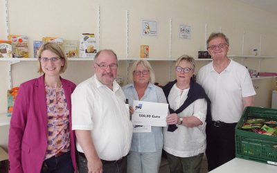 Spende an den Lebensmittelpunkt kommt gerade recht