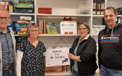 Spendenübergabe an die KÖB Sassenberg